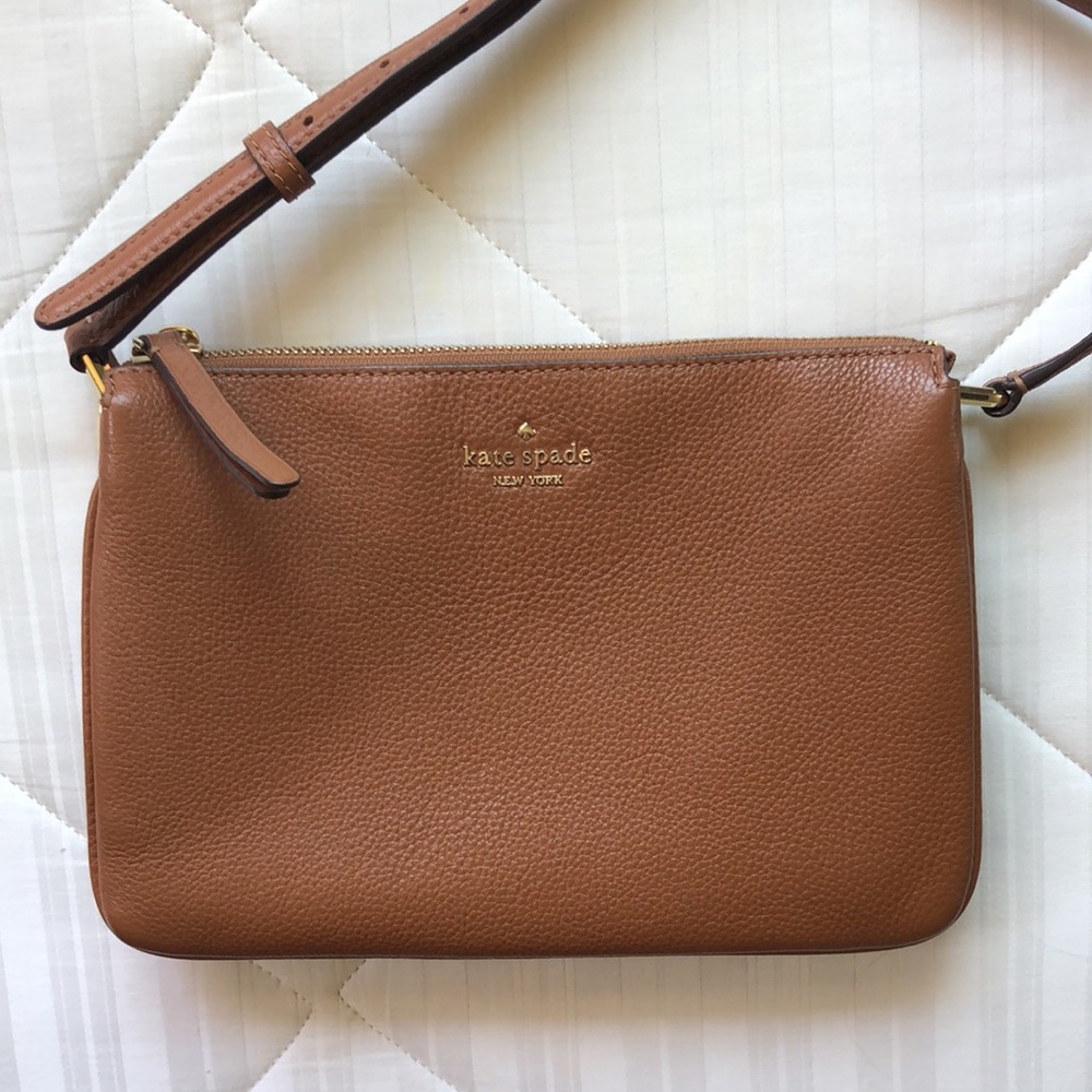Kate Spade Brown Leather Crossbody